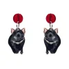 A Devilish Christmas Earrings