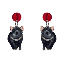 A Devilish Christmas Earrings