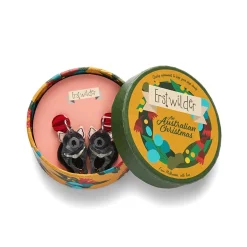 A Devilish Christmas Earrings