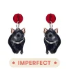 A Devilish Christmas Earrings (Imperfect)