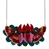 A Moth Amongst The Desert Peas Necklace