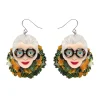 Adorned In Feathers Iris Drop Earrings