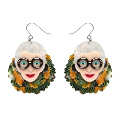 Adorned In Feathers Iris Drop Earrings