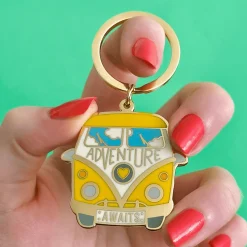 Adventure Awaits Enamel Key Charm