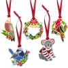 An Australian Christmas Ornament Pack - 5 Piece