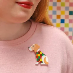 Beatrice Beagle Brooch