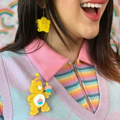 Birthday Bear'S Cake Brooch