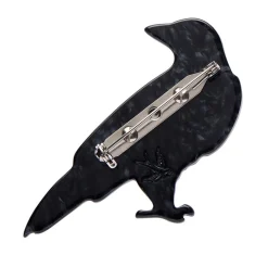Black As Night Brooch