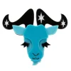 Capricorn The Controlled Brooch