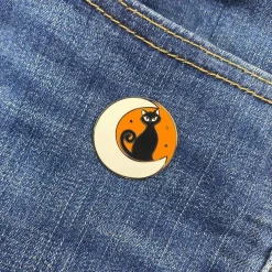 Cara The Halloween Kitty Enamel Pin