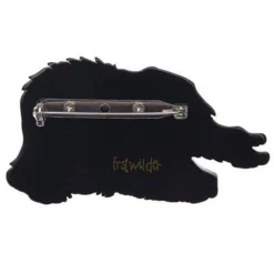 Conan The Content Dog Brooch