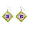 Cosy Comfort Earrings - Green
