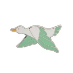 Dancing Duck Enamel Pin