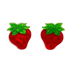 Darling Strawberry Stud Earrings