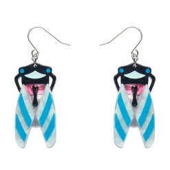 Deco Cicada Drop Earrings
