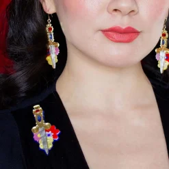 Double-Edged Delight Brooch