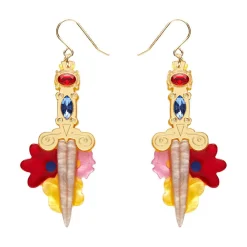 Double-Edged Delight Drop Earrings