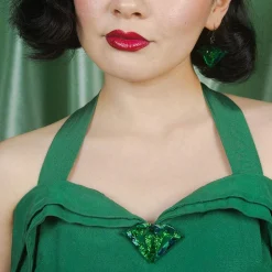 Emerald Brooch