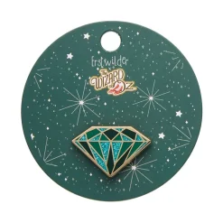 Emerald Enamel Pin