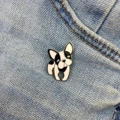 Fabian The French Bulldog Enamel Pin
