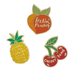 Feelin' Peachy Enamel Pin
