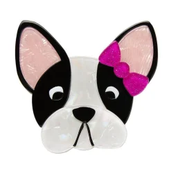 Felicia The Frenchie Dog Brooch