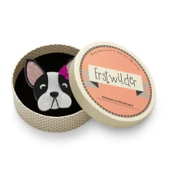 Felicia The Frenchie Dog Brooch