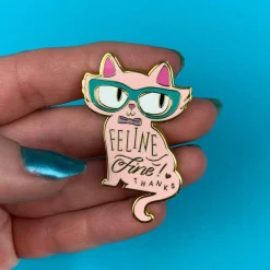 Feline Fine Enamel Pin