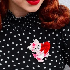 Feline The Love Brooch