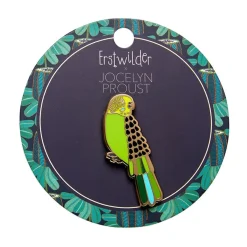 Flossie The Budgie Enamel Pin