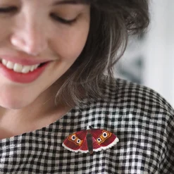 Fluttering Bogong Brooch