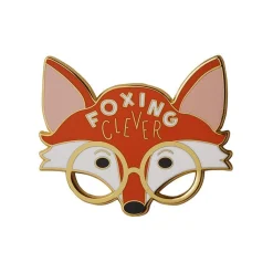 Foxing Clever Enamel Pin