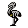 Franken-Flamingo Brooch
