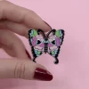 Fright Of The Butterfly Enamel Pin