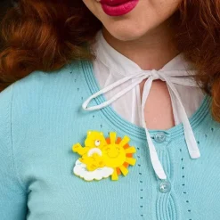 Funshine And Sunshine Brooch
