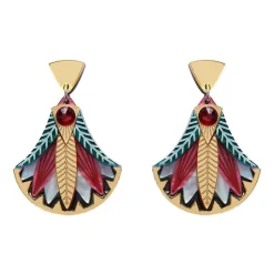 Gift Of The Nile Papyrus Drop Earrings