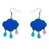 Grumpy Bear Cloud Earrings