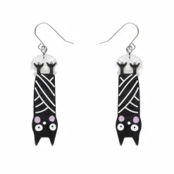 Halloween Hang-Up Bat Drop Earrings
