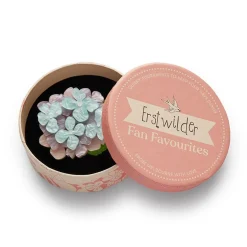 Heartfelt Hydrangea Brooch