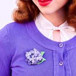 Heartfelt Hydrangea Brooch