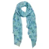 Heartfelt Hydrangea Neck Large Neck Scarf