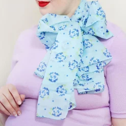 Heartfelt Hydrangea Neck Large Neck Scarf