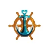 Helm And Home Mini Brooch