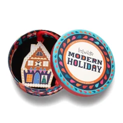 Holiday Home Enamel Tree Ornament