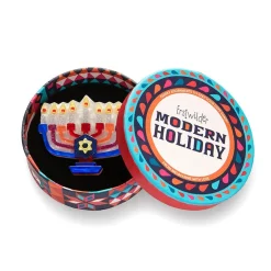 Holiday Lamp Brooch