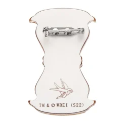 Hourglass Brooch