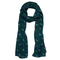 Hyacinth Hummingbird Large Neck Scarf
