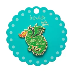 Keep Burning Bright Enamel Pin