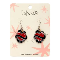 King Of Cobras Enamel Drop Earrings