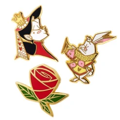 Kitchy Witch Alice'S Wonderland Queen & Roses Pin Pack - 3 Piece